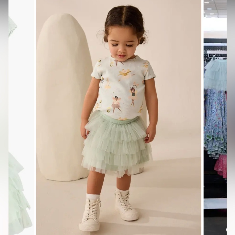 NEXT Kids Fairy top & tutu set